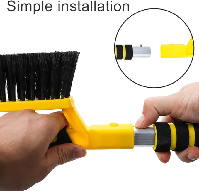 Snow Brush and Ice Scraper Set for Car Windshield Snow Frost Ice Removal Tool Detachable Snow Scraper with Foam Handle for Cars Trucks Window