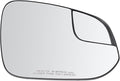 TRQ Heated Mirror Glass Right Passenger Side Snap On Backing Plate Compatible with 2016-2018 Toyota RAV4 TO1325175