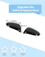 Voodonala for Toyota 4Runner 2017-2023 Side Rearview Mirror Cover Compatible with Toyota 4Runner 2017-2023 (Black)