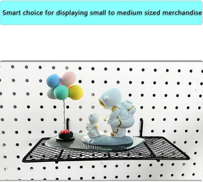 8-Pack Pegboard Baskets & Trays, Container Holders, Pegboard Racks, Wire Shelf, Wall Organizer, Attachments for Organizing Va