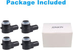 JDMON Compatible with 4Pcs Reverse Backup Parking Sensor Dodge Jeep Challenger, Charger, Ram 1500 Durango Grand Caravan Commander Grand Cherokee 1EW63AXRAA, 1EW63TZZAA