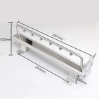 Heavy duty hanger Closet Clothes Rail,Extendable Coat Hanger with Sliding Rail,Organizer Rack for Wardrobe -9.7in,12.1in,14in