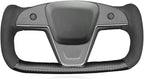 MEWANT Hand Stitched Tesla Model S Yoke Steering Wheel Cover Wrap for Tesla Model S 2021-2023 / Model X 2021-2023 Tesla Yoke Steering Wheel Accessories