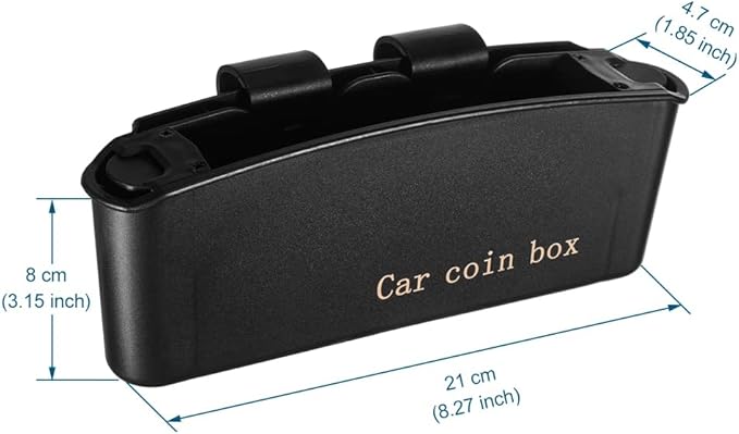 Multifunctional Car Coin Holder Car Door Slot Organizer Storage Box Universal Car Side Pocket Organizer