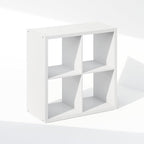 Furinno Cubic Closet Organizers and Storage, 4-Cube Closet Organizer, Open Shelf Closet Storage, Extra Thick Frame for Wardro