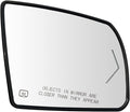 Passenger Side Heated Mirror Glass Replacement For 2008-2017 Toyota Sequoia 2007-2020 Toyota Tundra - for Tundra Sequoia Side Mirror With Rear Holder and Turn Signal