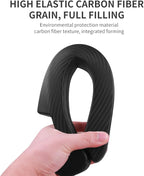 2PCS Car Seat Gap Filler,Super Flexible Car Side Seat Gap Filler CCar interior Accessories,Universal Car Organizer Between Seats for Tightly Filling Seat Gaps(Carbon Fiber/2PCS)…