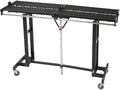 VERSARE Portable Folding Coat Rack – Hanging Garment Storage, Locking Caster Wheels, Lightweight Rolling Wardrobe Organizer