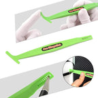 NEWISHTOOL Car Wrap Kit Heat Gun for Vinyl Wrap Application & Window Tint Installation Vehicle Wrapping Tools, Includes Wrap Squeegee and Spare Felt, Micro Squeegee, Film Cutter, Vinyl Scraper, Gloves