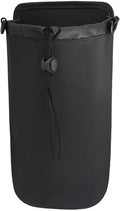 Extra Wide Car Cup Holder Expander - 5.5” Opening & 10” Deep Holds 40oz Tumblers, Soup Thermos & Umbrellas, Adjustable Drawstring Lock, Waterproof Vehicle Organizer