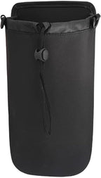 Extra Wide Car Cup Holder Expander - 5.5” Opening & 10” Deep Holds 40oz Tumblers, Soup Thermos & Umbrellas, Adjustable Drawstring Lock, Waterproof Vehicle Organizer
