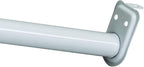 Design House Adjustable Closet Rod, Steel 72 Inch to 120 Inch, 30 Pound Capacity, White – Design House, 205849