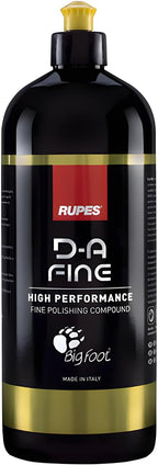 RUPES 9.DAFINE Pack of 1 1000 ml Yellow D-A Fine High Performance Polishing Compound for Car Detailing & Removing Scratches | Removes Fine Defects | Micro-Abrasive Technology | Removes Swirl Marks
