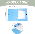M&G File Organizer Box, Blue A4 Plastic Storage File Boxes File Folder Document Boxes Cabinet Archives Cases Boxes with Lid f