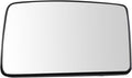 TRQ Driver Side Lower Mirror Glass Snap On Clear Compatible with 2013-2016 Ford F-250 Super Duty F-350 Super Duty F-450 Super
