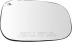 TRQ Passenger Side Mirror Glass Heated Convex Snap On Compatible with 2008-2013 Volvo C30 C70 2007-2011 S40 S80 V50 2007-2009