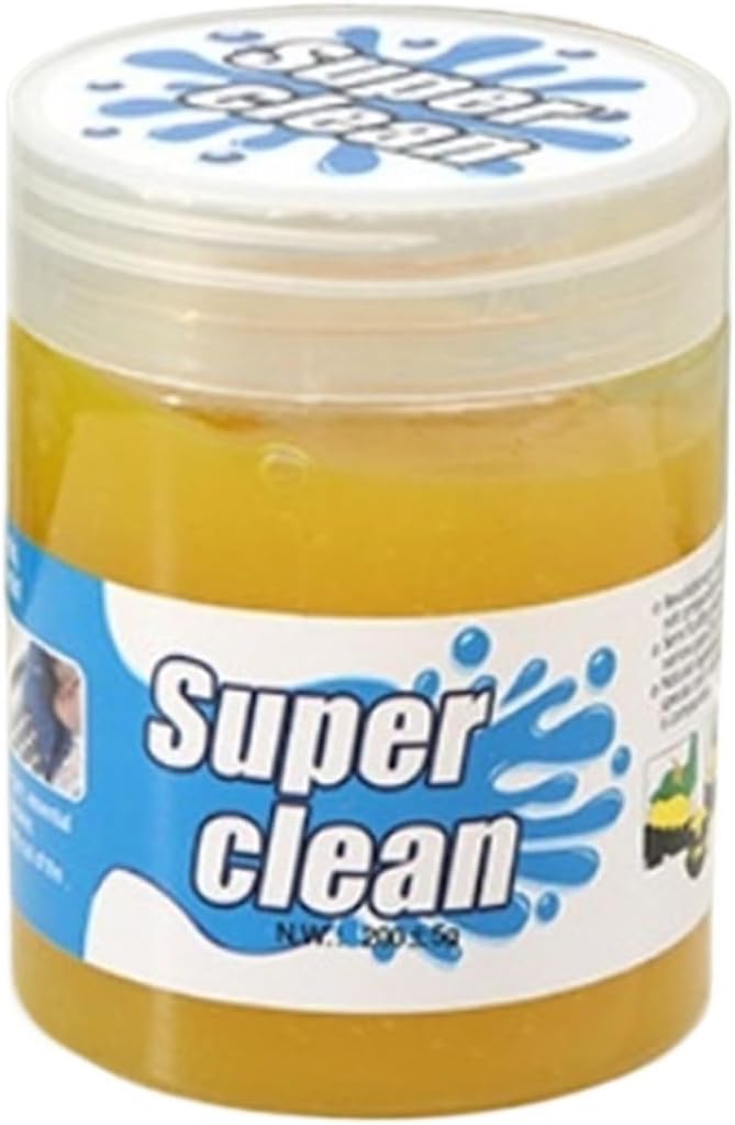 1pcs Car Wash Interior Cleaning Gel Slime - Magic Remover for Vents & Keyboards(Yellow200g)