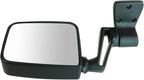 TRQ 2 Piece Driver and Passenger Side Mirror Assembly Set Manual Folding Manual Adjustment Non-Heated No Memory Black Compati