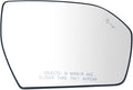 TRQ Passenger Side Mirror Glass Heated Blind Spot with Backing Plate For Factory Equipped Mirrors Only Compatible with 2018 F