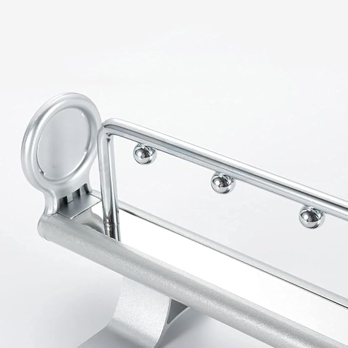 Pull Out Closet Hanger Metal Sliding Clothes Rail,Extendable Clothing Storage Rack for Wardrobe Space Saving,Metal Base,460mm
