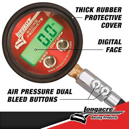 Longacre 52-53000 Pro Digital Tire Pressure Gauge 0-60 psi