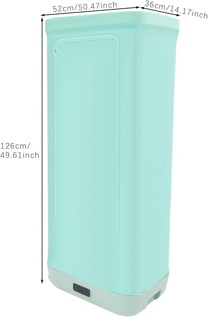 Folding Portable Clothes Dryer Automatic Ironing Machine Household Mini Quick Drying Dryer Clothes Wringer, Wardrobe Dryer wi