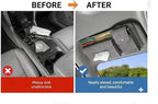 Multifunctional Car Visor Organizer (Suede leather - Gray)