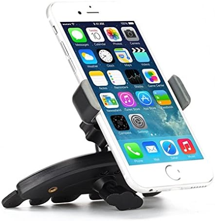 Premium CD Player Slot Car Mount Phone Holder Dock for Motorola Moto Z Droid, Force - iPhone 7 6S 6, Plus - Samsung Galaxy S7 S6, Edge, Edge+ - Google Pixel, XL - LG G5 V20 - All Smartphones