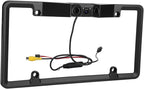 3 in 1 Car License Plate Frame Parking Sensor Rearview Reverse B 120 Degree Wide Angle The Parking Sensor Support Ackup Camer