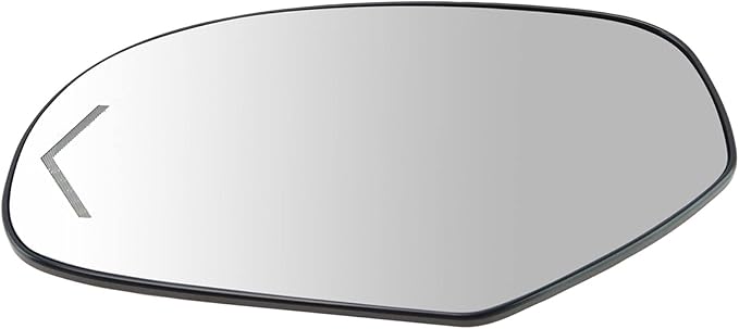 TRQ Driver Side Mirror Glass Heated Compatible with 2007-2013 Chevrolet Silverado GMC Sierra 1500 Suburban Yukon XL 2500 2007