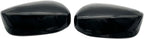 Pair Side Mirror Cover Cap Fit For Honda Accord 2008 2009 2010 2011 2012 LH+RH Door Side Exterior Rearview Back Sight Mirror Cover Shell Replacement,Clip-on Slot Type