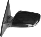 TRQ 2 Piece Driver and Passenger Side Mirror Assembly Set Electric Adjustment Heated No Memory Black Compatible with 2007-201