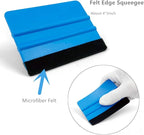 Car Wrapping Vinyl Kit Window Tint Film Application Tools with Edge Trimming Squeegee, 9mm Knife, Felt Squeegee