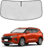 for Chevy/Chevrolet Blazer Windshield Sun Shade 2019-2023 Sunshade Front Window Shade Custom Fit Blazer Accessories Sun Visor Foldable Shade Blocks UV Rays Accessories