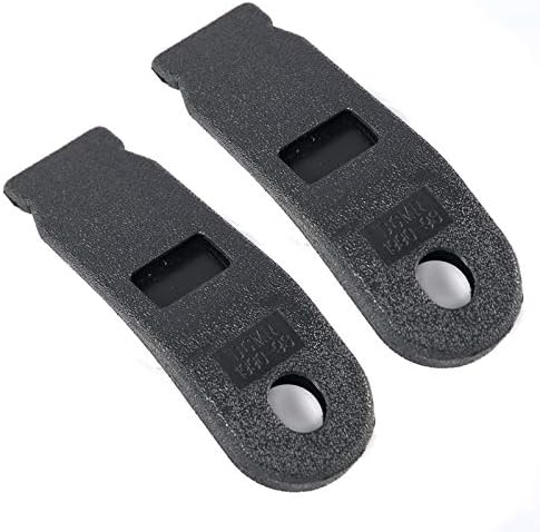 1990-1993 Mustang Black Female Seat Belt Holder Sleeves Pair