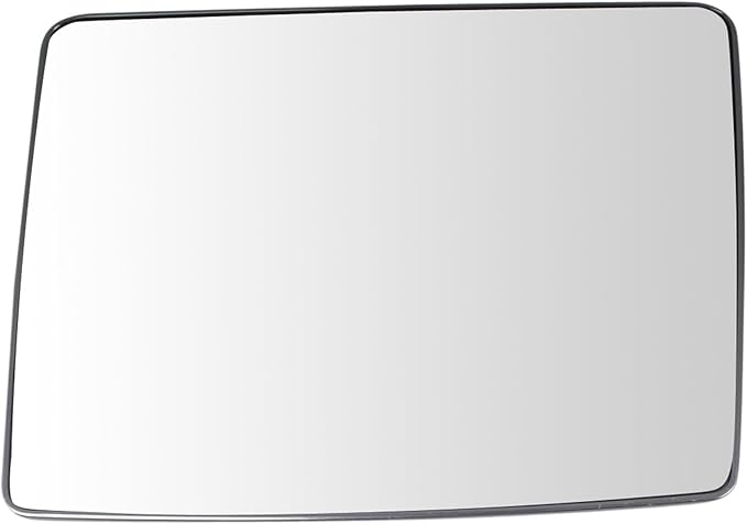 TRQ Left Upper Mirror Glass Clear Snap On Compatible with 2007-2014 Ford F-150 FO1324117