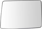 TRQ Left Upper Mirror Glass Clear Snap On Compatible with 2007-2014 Ford F-150 FO1324117