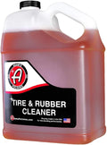 Adam's Polishes Tire & Rubber Cleaner (Gallon) - Removes Discoloration From Tires Quickly - Works Great on Tires, Plastic Tri