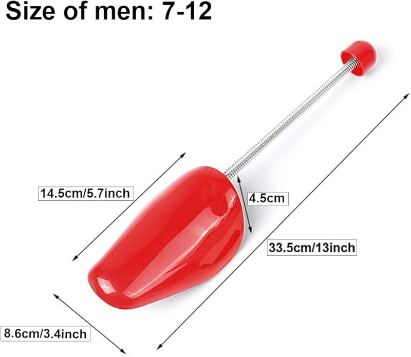 EchoDone 10 Pairs Plastic Shoe Tree Stretcher Shaper for Men