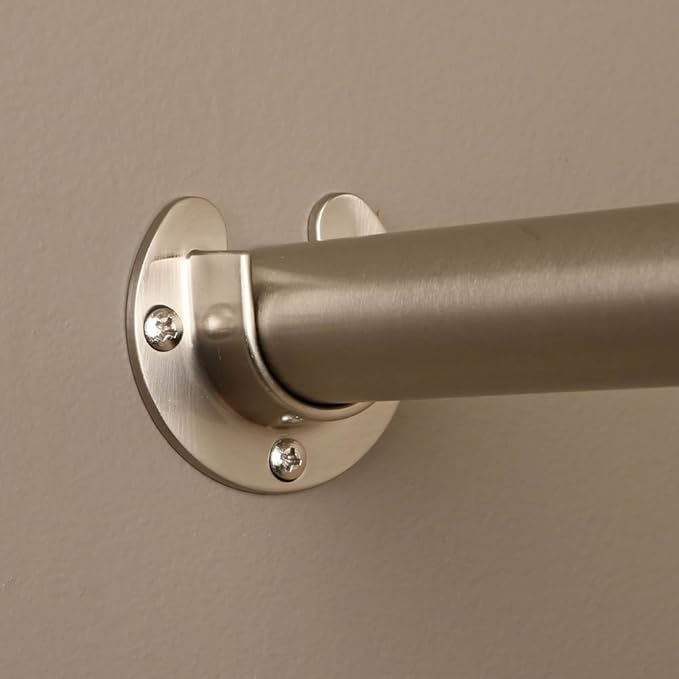 Knape & Vogt Closet Pro HD CD-0010-BN Heavy Duty Closet Pole Sockets, Brushed Nickel