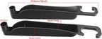 Supin Car Seat Gap Filler Set of 2, Multifunctional Seat Side Gap Filler with Organizer & Hook Function& 2 Storage for Stabilizing Phone,Keys Wallet, Fill The Gap Between Seat & Console (Black)