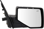 TRQ Driver and Passenger Side Mirror Assembly Set Power Heated Puddle Light Foldaway Paint to Match Compatible with 06-10 For
