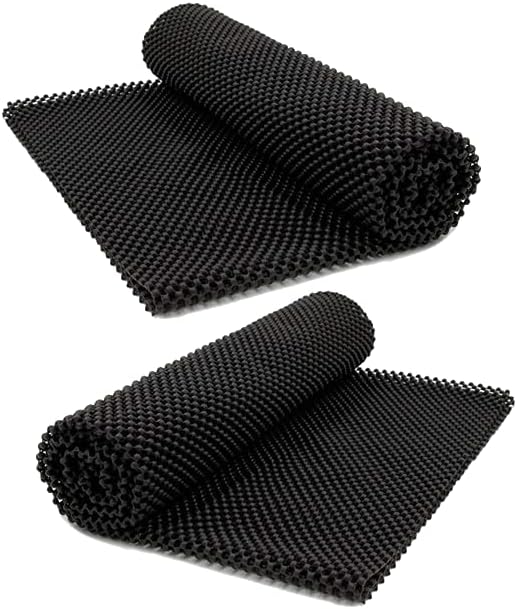 Zento Deals Car Roof Mat for Cargo Bag Mesh Rubber Mat for Car Roof Carrier Bag, Anti-Slip, Extra-Cushioning, Car Roof Padding, and Home Rubber Mat,Grip, Universal Usage,Car Roof Racks (2)