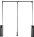 Pull Down Clothes Rail,Extendable Wardrobe Rod,Adjustable Telescopic Lift with Return,Wardrobe and Closet Clothing Storage,Sp