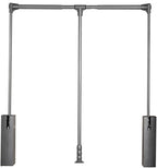 Pull Down Clothes Rail,Extendable Wardrobe Rod,Adjustable Telescopic Lift with Return,Wardrobe and Closet Clothing Storage,Sp