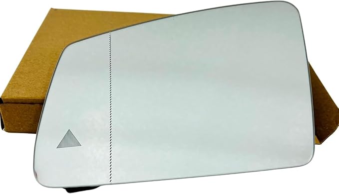 CAMIL Blind Spot Mirror Glass, Lens Heated Exterior Mirror Replacement Glass Compatible with Mercedes Benz A/B/W204 C/CLA/CLS/W212 E/E Coupe/GLA/GLK/W221 S Class (Left Driver Side)