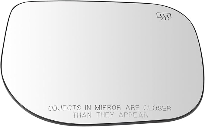TRQ Passenger Side Mirror Glass Heated Convex For Factory Equipped Mirrors Only Compatible with 2004-05 INFINITI QX56 2004 Ni
