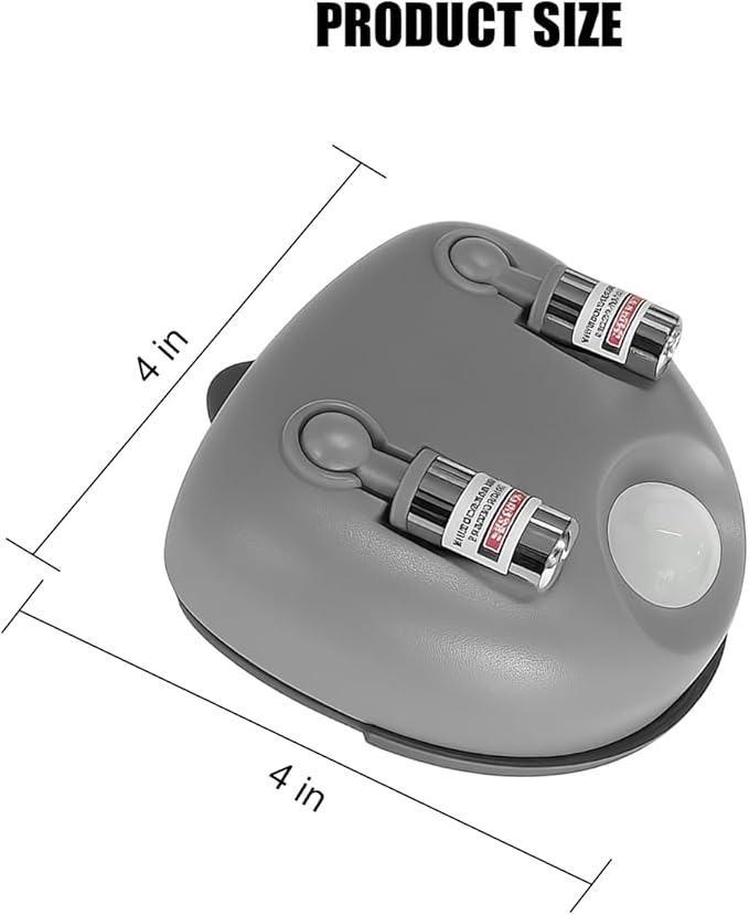 Car Parking Guide Assist Laser Sensor, 360 Degree Adjustable Dual Laser Assist Stop Light Distance Vehicle Parking Aid, Motion Activated Auto Stop Indicator Assistance, Universal Fit