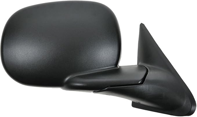 TRQ 2 Piece Driver and Passenger Side Mirror Assembly Set Manual Adjustment Non-Heated No Memory Black Compatible with 1998-2