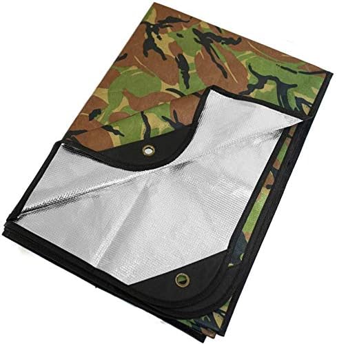 Arcturus Insulated Tarp, Reusable Heavy Duty Thermal Survival Blanket – 60x82in, Reflects 90% Body Heat, Waterproof, Windproo